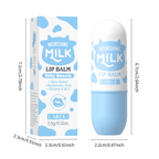 Milk Nourishing Lip Balm 3.5g — Deep Moisturizing, Anti-Dryness & Lip Line Smoothing Stick with Shea Butter, Hyaluronic Acid, Vitamin E & C for Silky Soft Kissable Lips