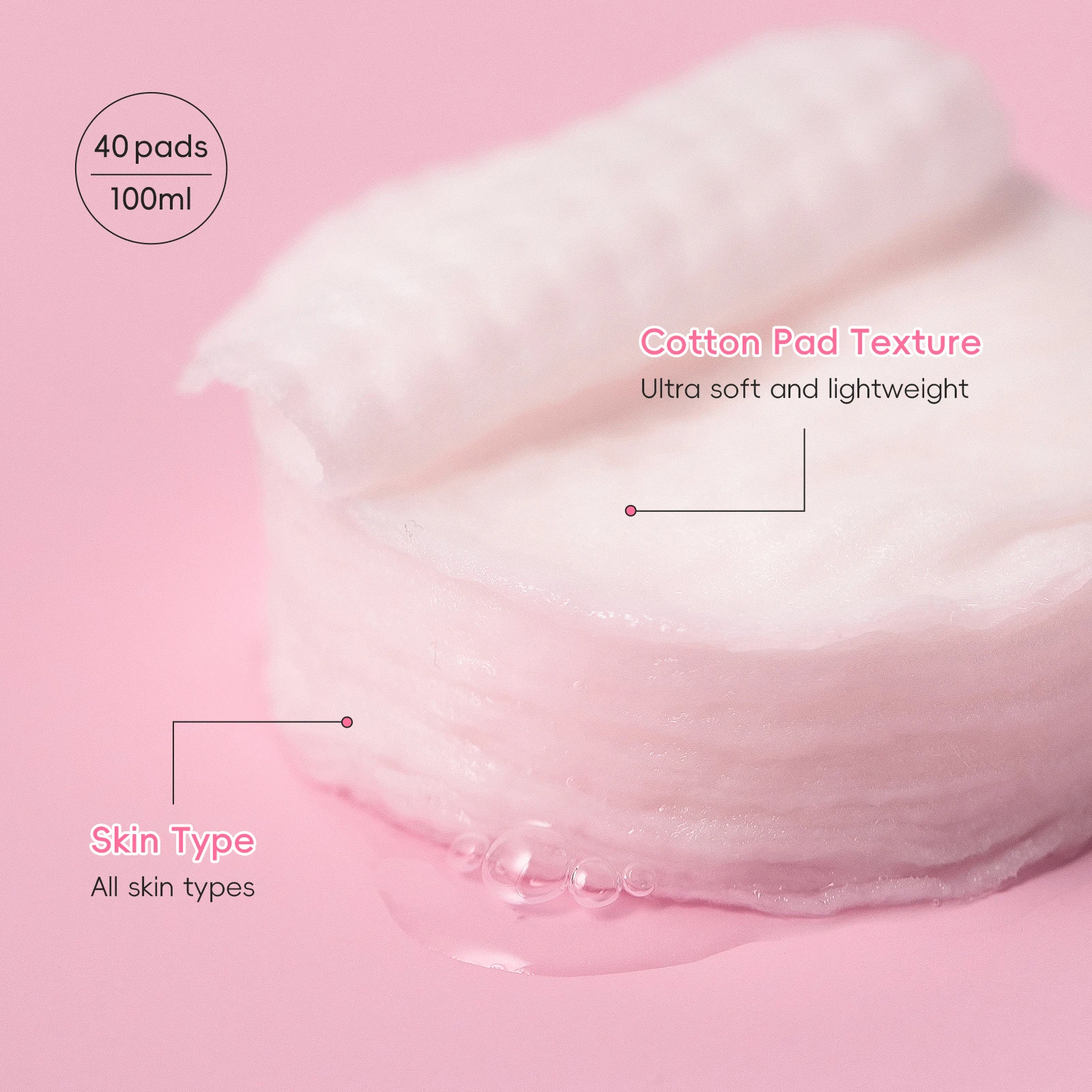 Japan Sakura Day & Night Toner Pad 100ml – Hyaluronic Acid, Niacinamide & Salicylic Acid Moisturising and Firming Face Toner Pads for All Skin Types