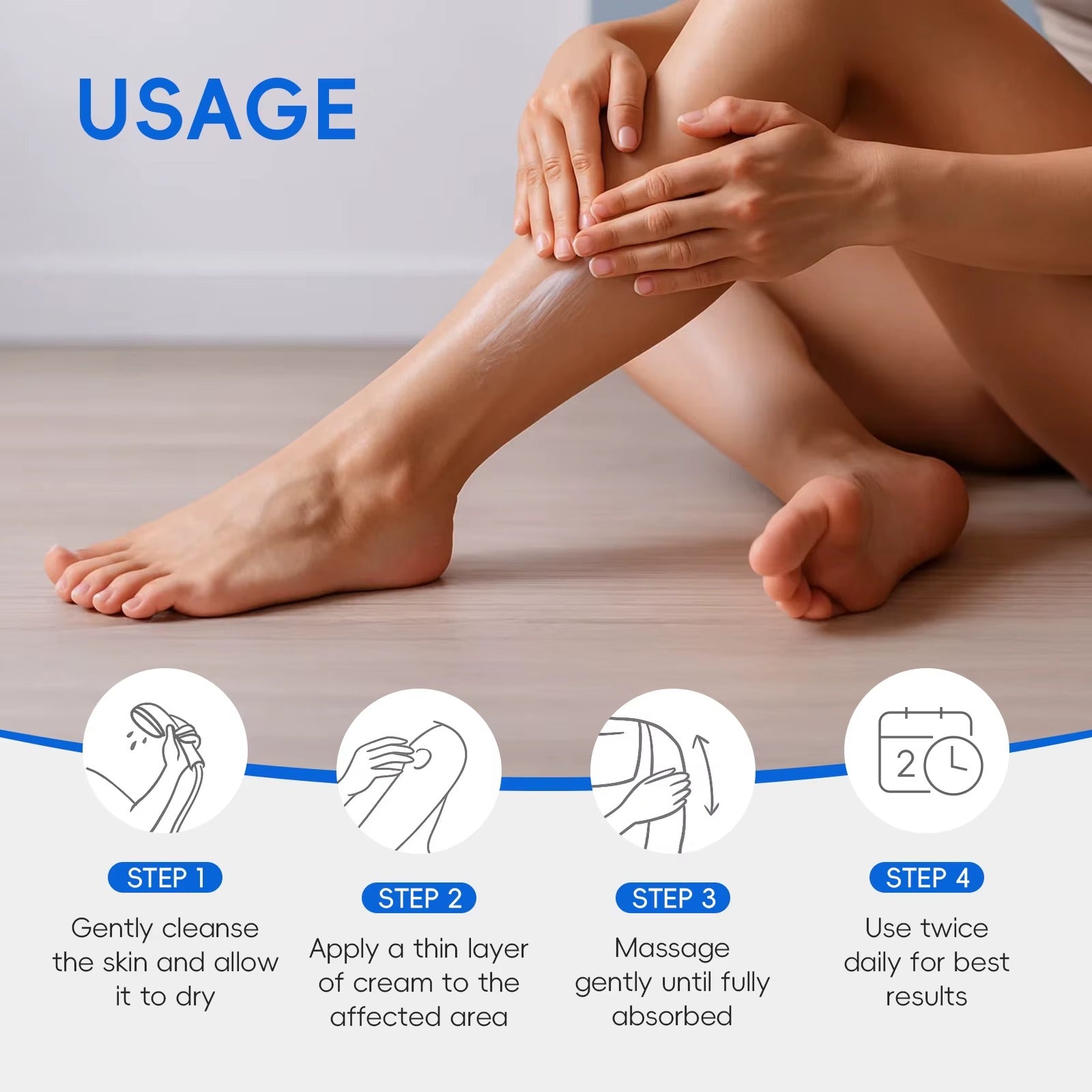 40% Urea & 2% Salicylic Acid Foot Cream – Deep Exfoliating Moisturizing Repair Cream for Cracked Heels, Dry Hands, Rough Elbows & Knees
