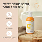 Compact-sized Vitamin C Body Lotion with Hydrolyzed Collagen, Vitamin E & Shea Butter – Deep Hydrating Moisturizer for Radiant, Soft & Smooth Skin 200g