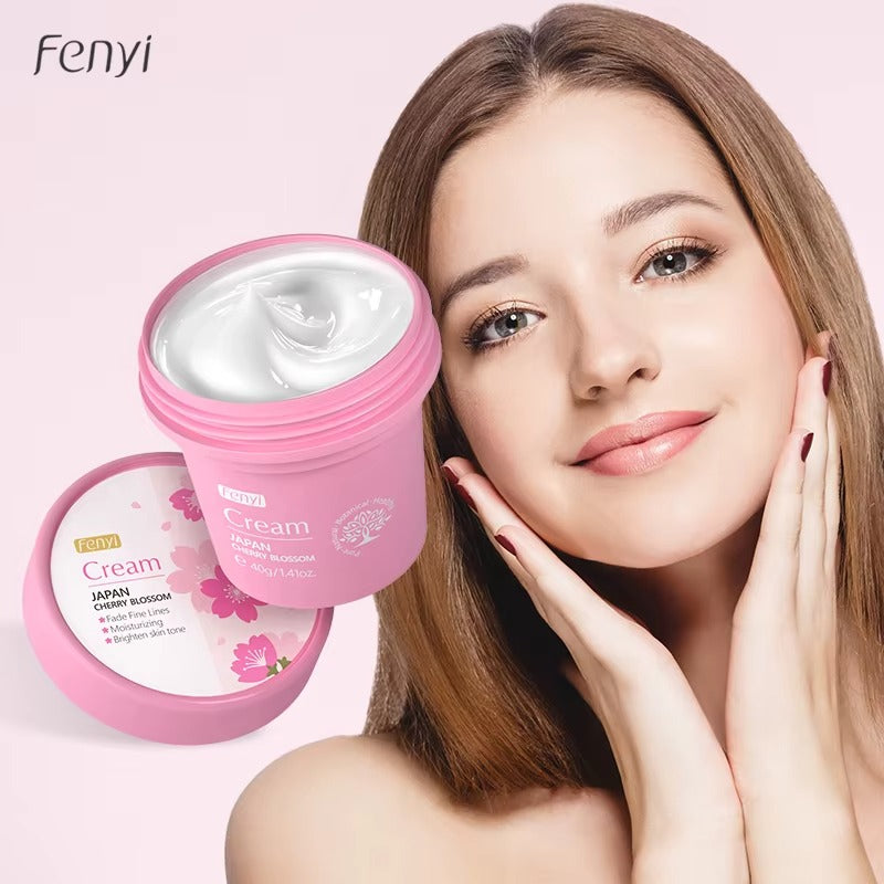 Japan Cherry Blossom Triple Lipid Restore Moisturizing Face Cream — Anti-Aging, Brightening & Nourishing Skincare for All Skin Types (40ml)