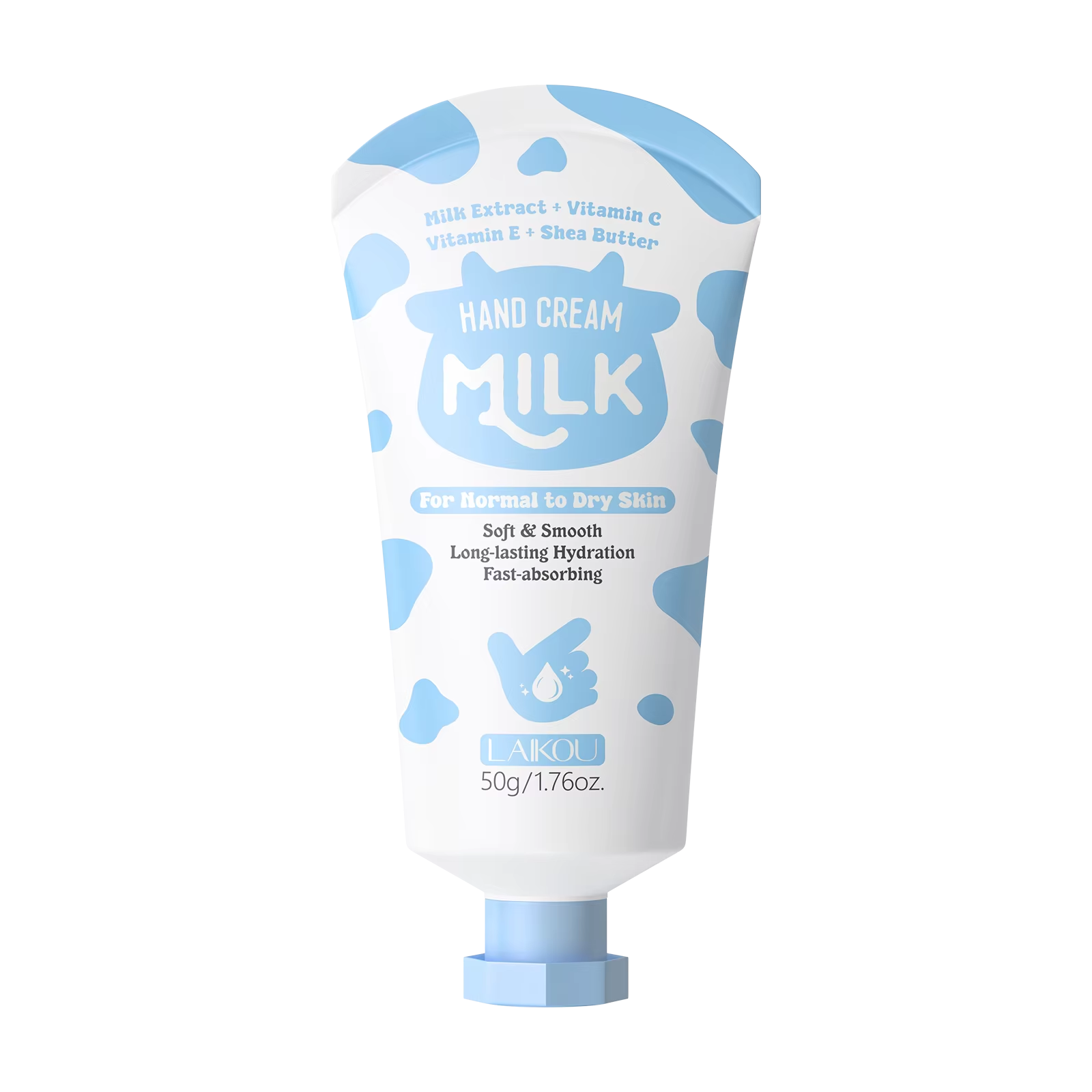 Milk Hand Cream 50g – Nourishing Anti-Chapping & Deep Hydrating Hand Lotion with Shea Butter, Vitamin C & E