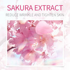 Japan Sakura Face Serum 100ml — Skin Tightening, Deeply moisturizes & Brightening Serum with Vitamin C, Hyaluronic Acid & Cherry Blossom Extract for Glowing Skin