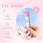Japan Cherry Blossom Eye Serum Roller 15ml — Targets Dark Circles, Puffiness & Fine Lines — Niacinamide, Vitamin C & Hyaluronic Acid