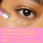 5-in-1 Glow Up Super Eye Cream 20g — Anti-Wrinkle, Dark Circles, Puffiness & Fine Lines — Retinol, Hyaluronic Acid & Glutathione — 360° Roller Massage — All Skin Types