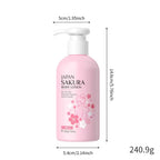 Compact-sized Japan Sakura Brightening Body Lotion – Firming & Hydrating Skin Care for Women with Niacinamide & Sakura Extract, 200g