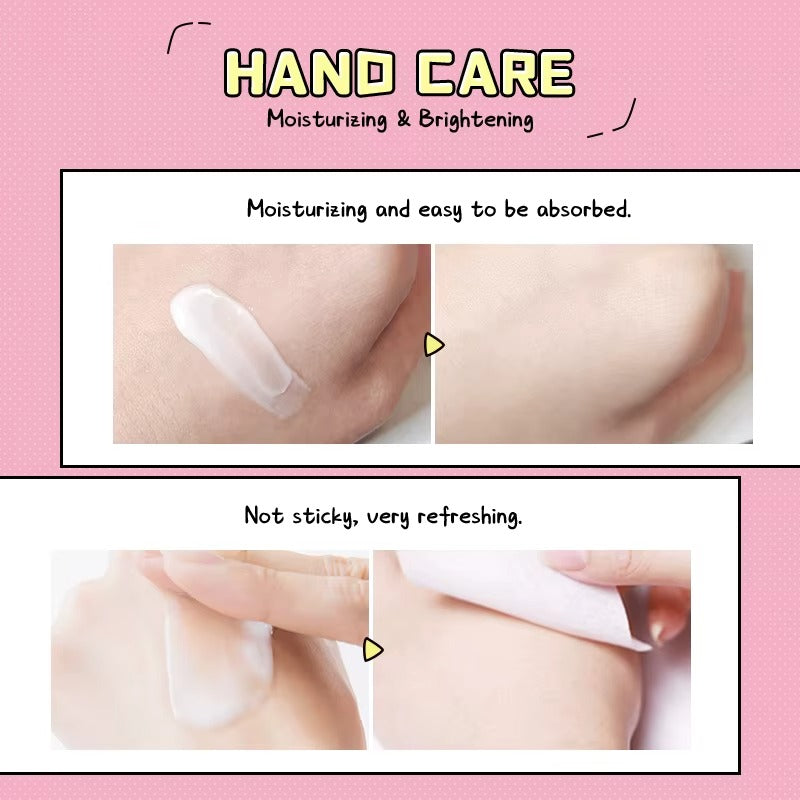 Natural Plant Extract Nourishing Floral Hand Cream 50g – Deep Moisturizing, Brightening & Anti-Aging Hyaluronic Acid Hand Lotion for Dry Skinl