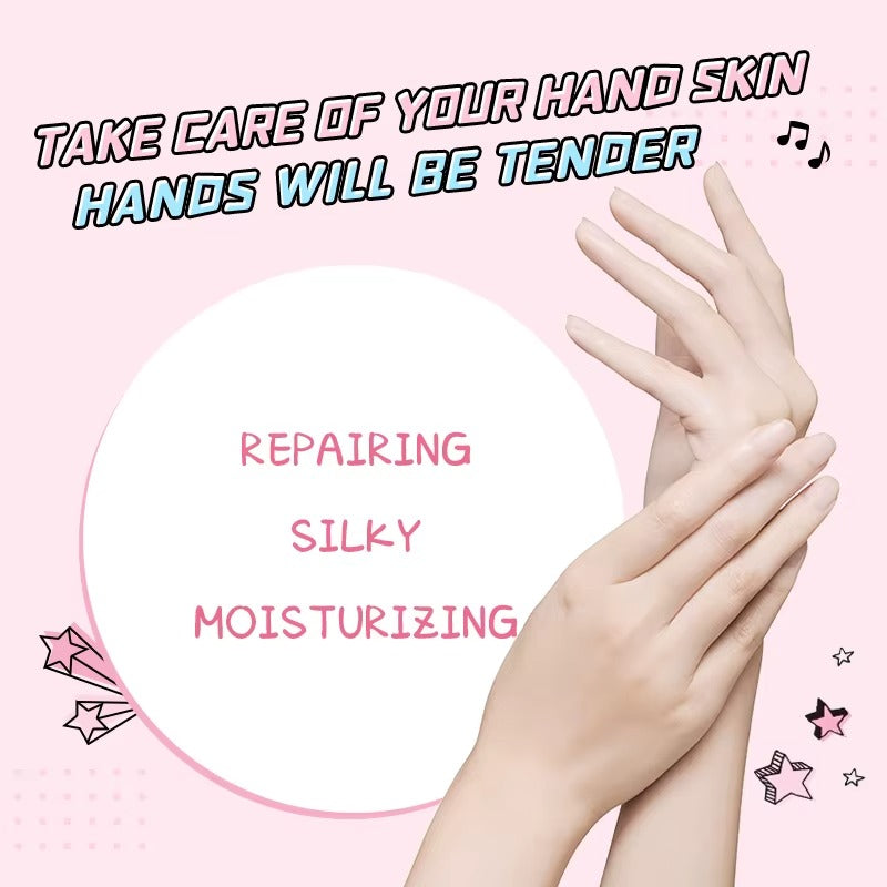 Natural Plant Extract Nourishing Floral Hand Cream 50g – Deep Moisturizing, Brightening & Anti-Aging Hyaluronic Acid Hand Lotion for Dry Skinl