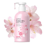 Compact-sized Japan Sakura Brightening Body Lotion – Firming & Hydrating Skin Care for Women with Niacinamide & Sakura Extract, 200g