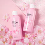 Compact-sized Japan Sakura Shampoo 200ml — Deep Moisturizing, Smoothing & Nourishing Hair Cleanser for Silky, Frizz-Free Hair — All Hair Types