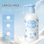 Compact-sized Milk Body Lotion – Brightening Moisturizer with Shea Butter, Milk Extract & Vitamin E for Silky, Even-Toned Skin (200g)
