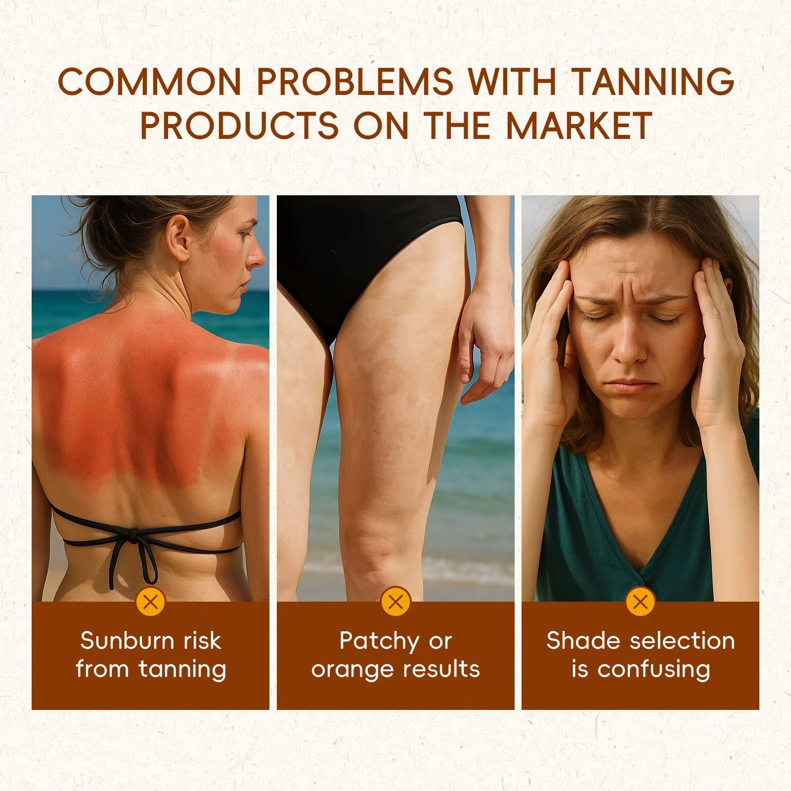 Sunless Self Tanner Body Tanning Mousse — Sun-Free Bronze Glow Self Tan Express for Face & Body, One Universal Shade, 100ml