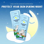 Skin Rejuvenation Sleeping Mask – 15 Travel Packs — Moisturizing, Brightening & Repairing Night Cream for Dry Skin