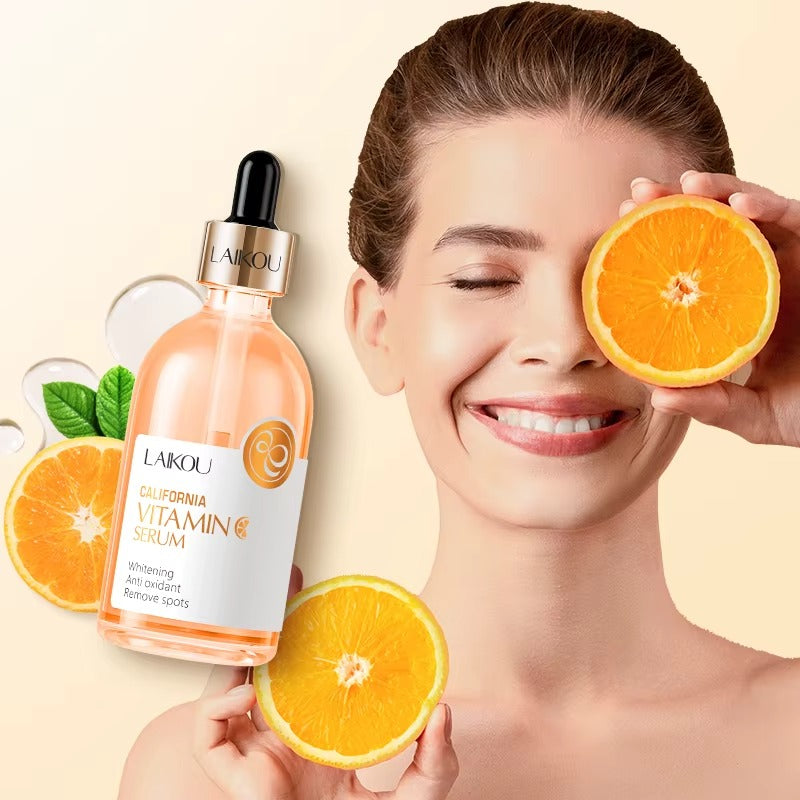 California Vitamin C Face Serum 100ml with Hyaluronic Acid — Anti-Aging, Brightening & Skin Repair Serum for Women