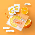 Vitamin C Clay Sleeping Face Mask 12pcs – Deep Cleansing, Pore Minimizing, Brightening & Firming Mud Mask with Hyaluronic Acid & Aloe Extract for All Skin Types