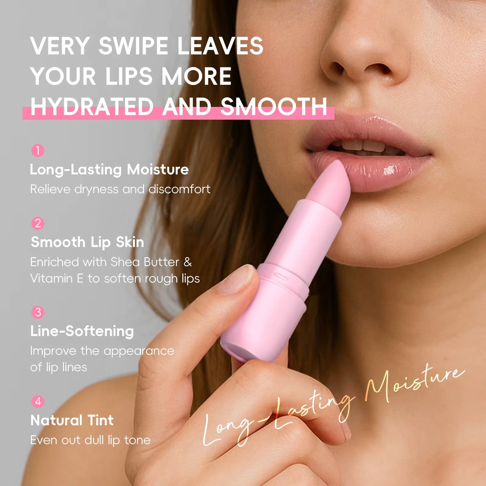 Japan Sakura Overnight Lip Balm Mask — Deep Hydrating & Moisturizing Lip Care Cream That Evens Lip Tone, Softens Lip Lines, Fights Dryness & Flaking with Sakura Extract, Shea Butter, Jojoba Oil & Vitamin E — 3.5g