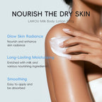 Compact-sized Milk Body Lotion – Brightening Moisturizer with Shea Butter, Milk Extract & Vitamin E for Silky, Even-Toned Skin (200g)