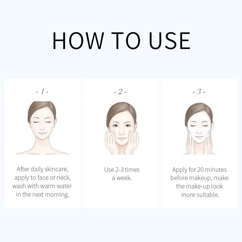 Seaweed Sleeping Face Mask with Centella Asiatica, Snail Collagen & Hyaluronic Acid – Overnight Skin Repair, Deep Hydration & Barrier Restore (15 Individual Packs)