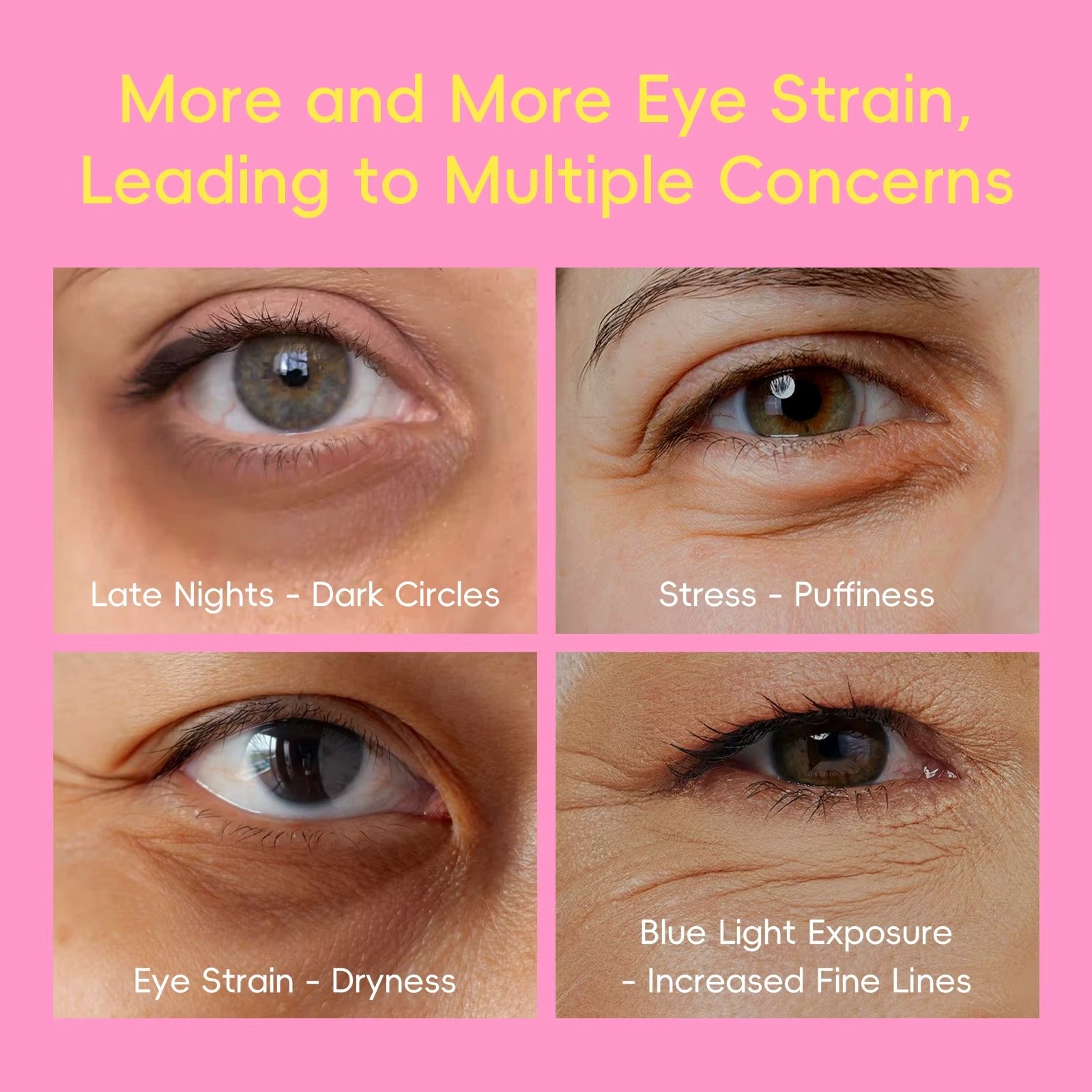 5-in-1 Glow Up Super Eye Cream 20g — Anti-Wrinkle, Dark Circles, Puffiness & Fine Lines — Retinol, Hyaluronic Acid & Glutathione — 360° Roller Massage — All Skin Types
