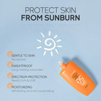SPF 50 Sunscreen Cream for Face & Body – Lightweight, Waterproof & Anti-Sweat UV Protection for Outdoor Sports (50g)