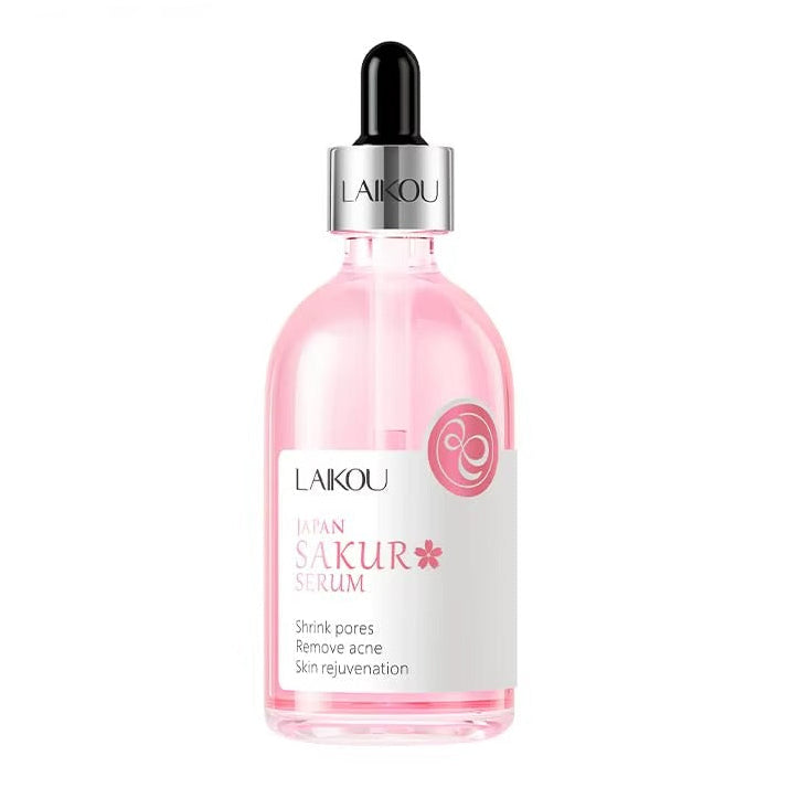 Japan Sakura Face Serum 100ml — Skin Tightening, Deeply moisturizes & Brightening Serum with Vitamin C, Hyaluronic Acid & Cherry Blossom Extract for Glowing Skin