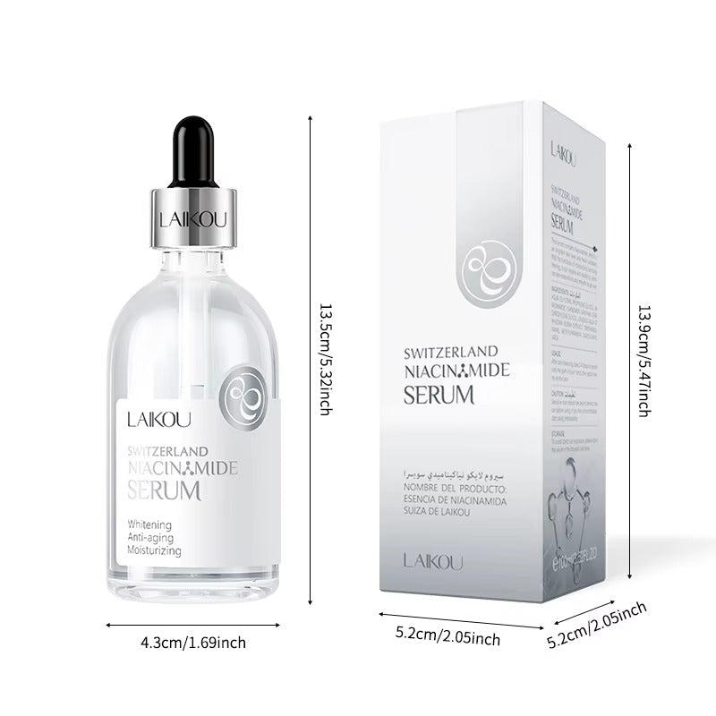 Niacinamide Face Serum with Hyaluronic Acid 100ml — Brightening & Pore-Minimizing Serum for All Skin Types