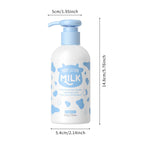 Compact-sized Milk Body Lotion – Brightening Moisturizer with Shea Butter, Milk Extract & Vitamin E for Silky, Even-Toned Skin (200g)