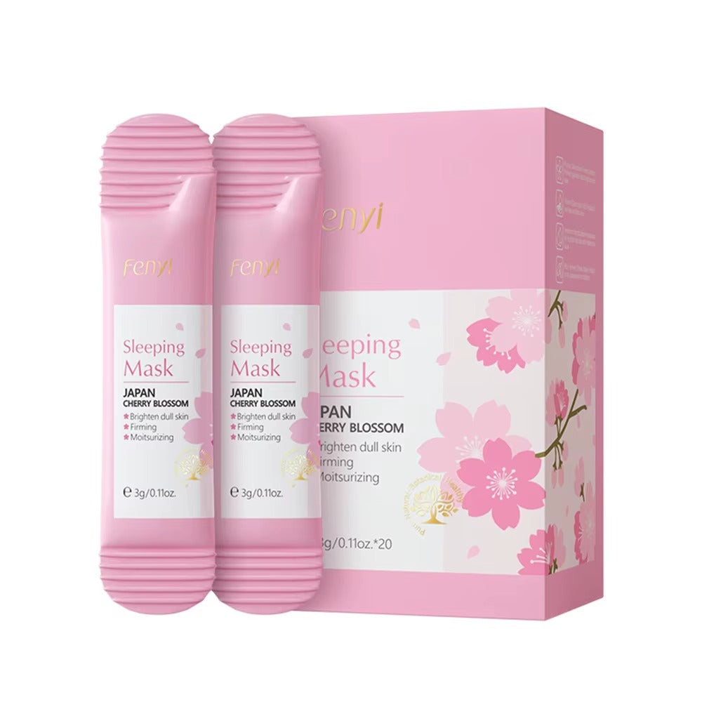 Japan Cherry Blossom Bio-Collagen Overnight Sleeping Mask — Pore-Minimising, Lifting & Deep Hydration — Even out Skin Tone & Texture