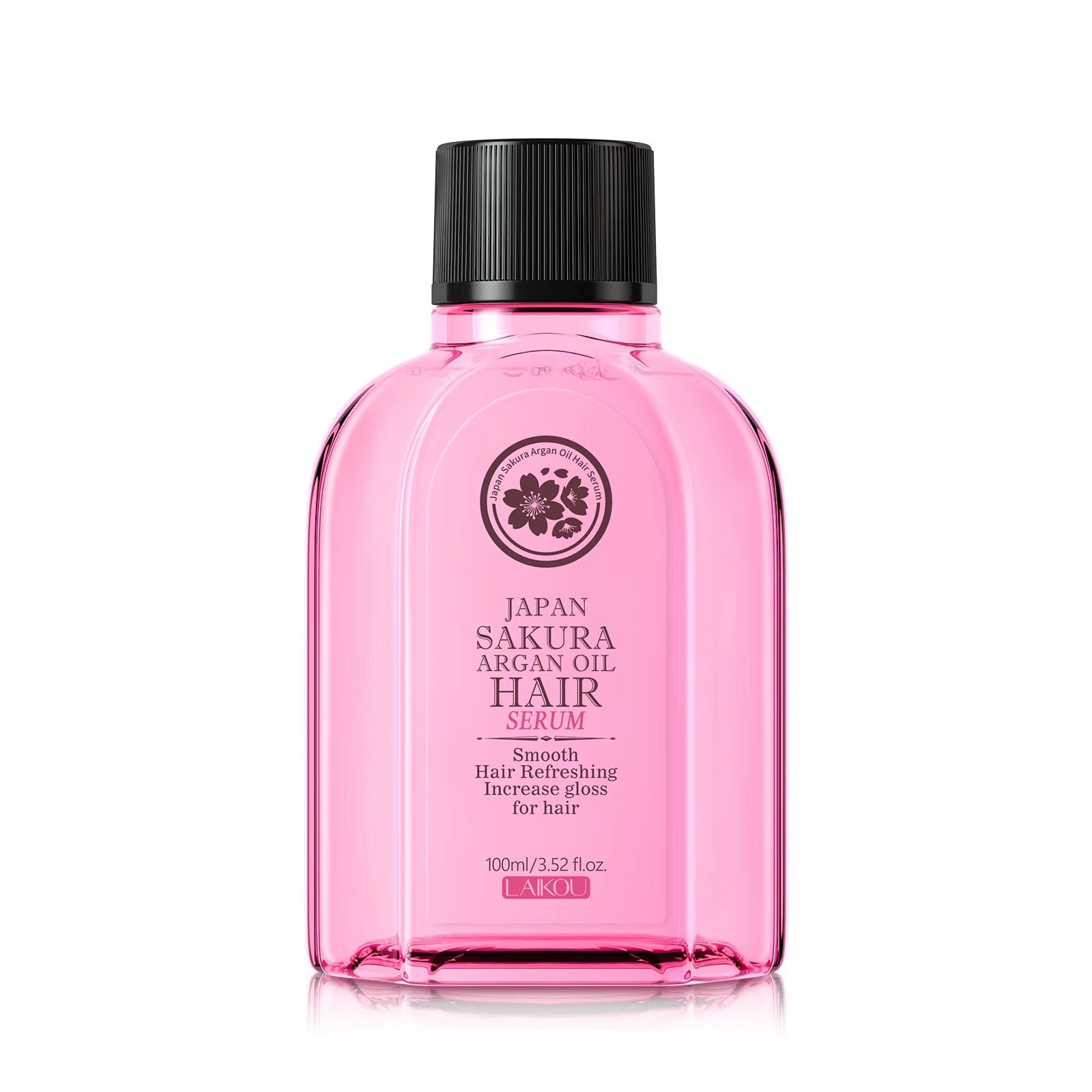 Japan Sakura Argan Oil Hair Serum — Frizz Control, Split End Repair & Glossy Shine — Non-Greasy Leave-In Treatment