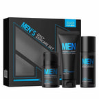 3-in-1 Men's Daily Skincare Set — Oil Control, Hyaluronic Acid Hydration & Skin Barrier Repair for All Skin Types