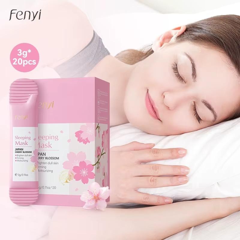 Japan Cherry Blossom Bio-Collagen Overnight Sleeping Mask — Pore-Minimising, Lifting & Deep Hydration — Even out Skin Tone & Texture