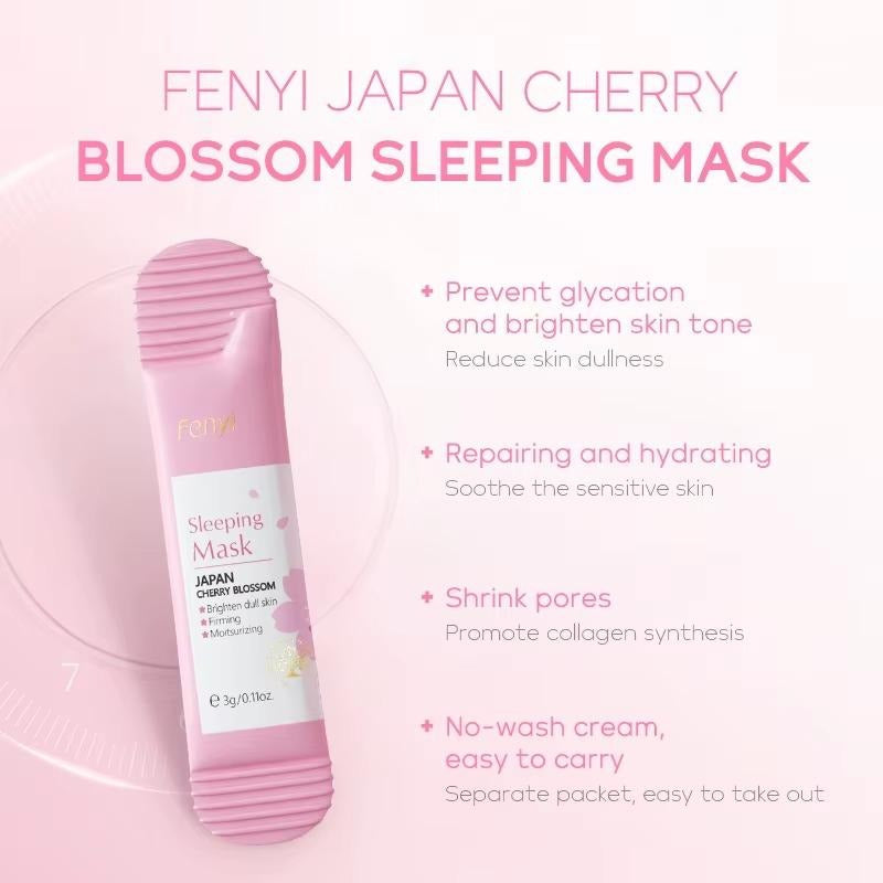 Japan Cherry Blossom Bio-Collagen Overnight Sleeping Mask — Pore-Minimising, Lifting & Deep Hydration — Even out Skin Tone & Texture