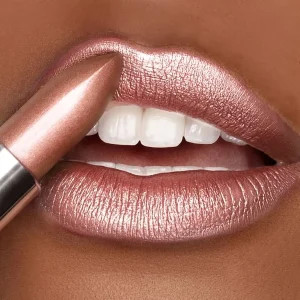 KAFURUX Coral Pearlescent Lipstick – Waterproof, Long-Lasting Shimmer Lip Gloss – 1pc