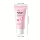 LAIKOU Sakura Foam Facial Cleanser – Deep Cleansing & Moisturizing Face Wash for All Skin Types – 50g