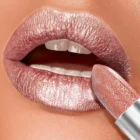 KAFURUX Coral Pearlescent Lipstick – Waterproof, Long-Lasting Shimmer Lip Gloss – 1pc