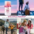ROZINO Rose, Vanilla & Jasmine Deodorizing Cream – Long-Lasting Freshness with a Natural Touch – 40g