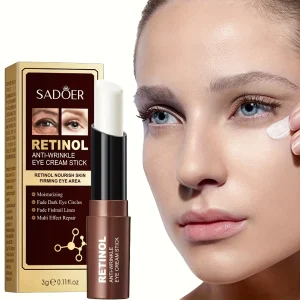 Retinol Eye Cream Stick – Moisturizing & Firming Treatment for Dry Skin Around the Eyes