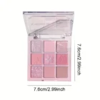 K'apeine Pastel Sakura Eyeshadow Palette – 9-Color Soft Bloom Tones for Bright, Dreamy Eye Looks