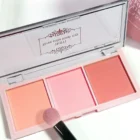 HISYI 3-Color Matte Blush Palette – Natural Glow, All Day Long