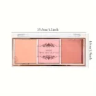 HISYI 3-Color Matte Blush Palette – Natural Glow, All Day Long