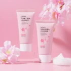 LAIKOU Sakura Foam Facial Cleanser – Deep Cleansing & Moisturizing Face Wash for All Skin Types – 50g
