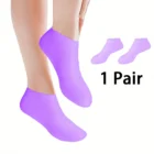1-Pair Silicone Moisturizing Socks for Women – Cracked Heel & Dry Feet Treatment