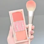 HISYI 3-Color Matte Blush Palette – Natural Glow, All Day Long