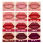 Miristist 6-Pack Liquid Lip Gloss Set – Long-Lasting, Non-Smudging Matte Lip Colors in Berry & Red Shades