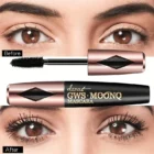 GWS MOONQ 3D Fiber Mascara – Long Black Lash Extension, Waterproof & Smudge-Proof Eye Makeup for Curling & Defining
