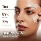 BlurStick Invisible Pore Base – Pore-Blurring Primer, Oil-Control, Skin Tone Corrector & Hydrating Makeup Base