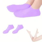 1-Pair Silicone Moisturizing Socks for Women – Cracked Heel & Dry Feet Treatment