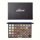 Popfeel 40-Color Eyeshadow Palette – Matte, Shimmer, Glitter & Metallic Shades for All Eye Makeup Looks