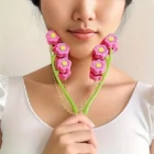 Flower-Type Face Massager Roller – Facial Beauty Tool for V-Shape Lift, Firming & Tightening